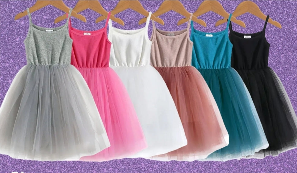 Personalized Name Tutu Dress For Kids In Multiple Colors