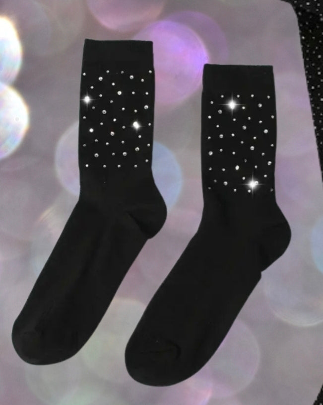 Custom Order rhinestone socks