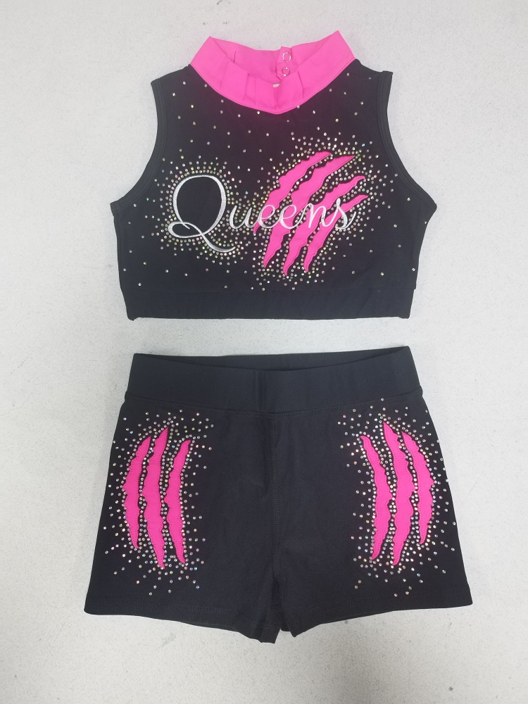 Custom Dance Cheer Couture glam Rhinestone Detailing activewear