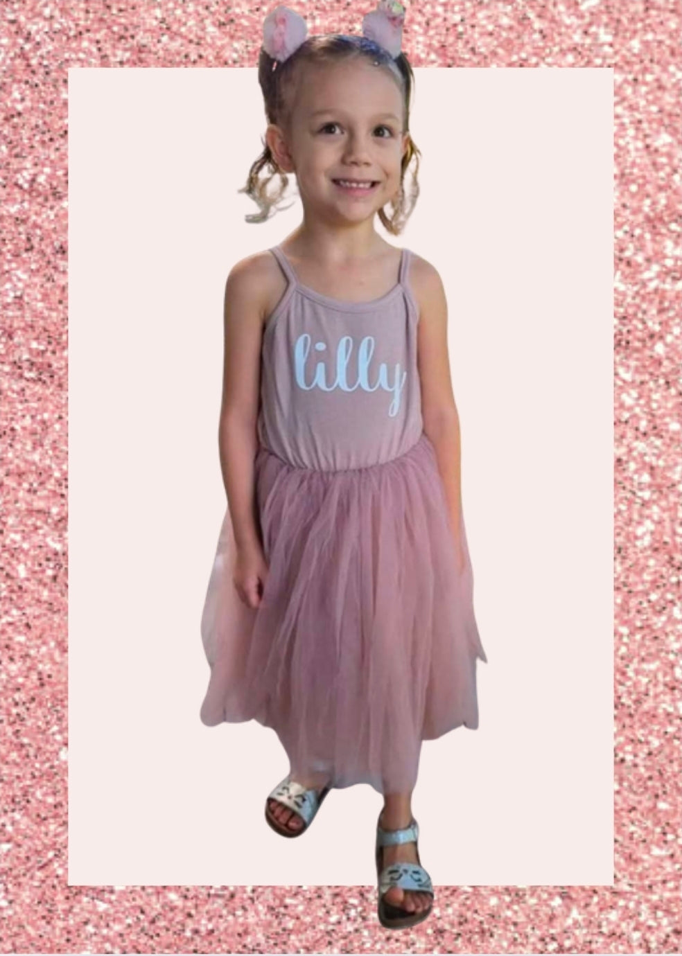 Personalized Name Tutu Dress For Kids In Multiple Colors