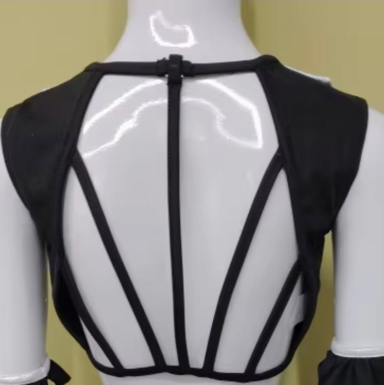 Custom Black and White Costume + Accessories